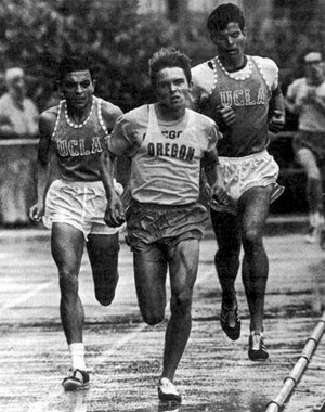 Pre vs UCLA in April '70, his first college meet at Hayward Field