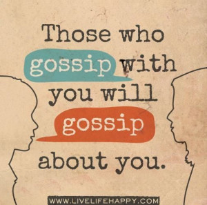 can t stand people that gossip