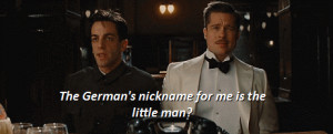 The german's nickname for me is the little man?