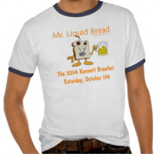 2014 Kennett Square Beerfest MLB Ringer Tee Shirt
