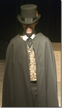 Edward Karch as Dracula in Idle Muse Theatre's production of 'Dracula'