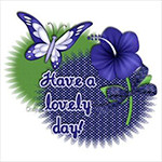 Have a Lovely Day Chat Sticker