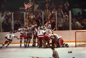1980, the U.S. team defeated the vastly superior Soviet Union hockey ...
