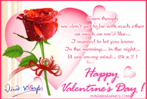 Happy Valentines Day: U are In My Mind…