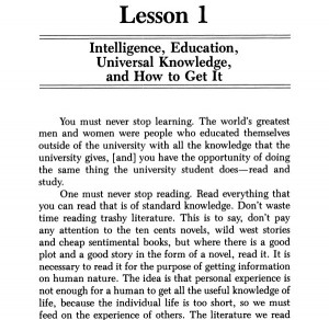 ... the minds of men and ultimately you will liberate the bodies of men