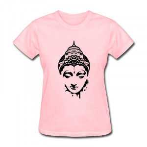 Discount Solid Shirt Women A portrait of a Buddha Personalize Classic ...