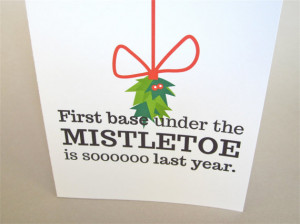Funny Mistletoe Cards