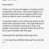 View bigger - Drake Lyrics, Quotes and Songs for Android screenshot