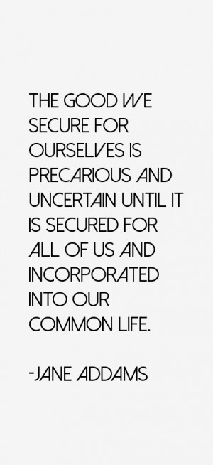 Jane Addams Quotes & Sayings