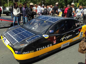 Thin film technology promises solar powered cars for the masses.