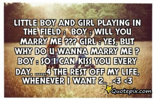 will you marry me quotes