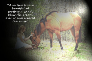 ... His breath over it and created the horse #photography #quotes #cowgirl