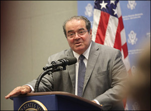 Supreme Court Justice Antonin Scalia says, “You are kidding yourself ...