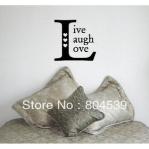 LAUGH LOVE SQUARE - Family Country Design - Vinyl ..quotes and sayings ...