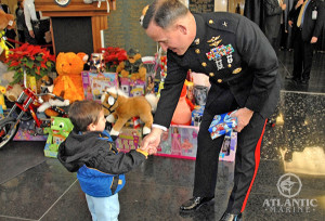 TOYS FOR TOTS AT THE SHOWROOM