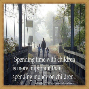 Spending time with children