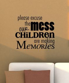 Black 'Making Memories' Wall Quote | Daily deals for moms, babies and ...