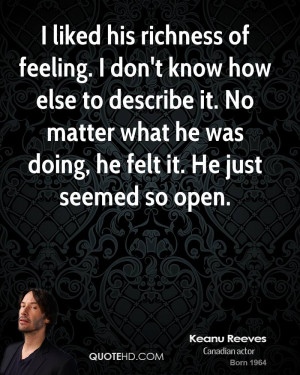 Keanu Reeves Quotes