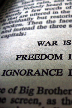 640x960 war freedom text quotes peace 1984 typography george orwell ...