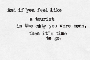 Death Cab For Cutie - You Are A TouristSubmitted by kal-gal.tumblr.com