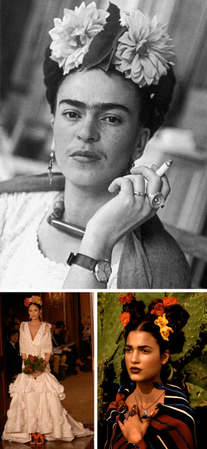 Frida Kahlo // Carolina Herrera Inspiration // Vogue Inspiration