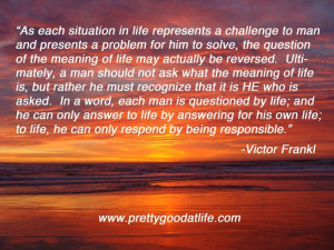 From Victor Frankl's Man's Search For Meaning #meaningoflife
