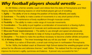 That’s what is causing some of the bigger athletes not to wrestle ...