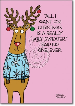 Ugly Sweater Christmas Card Sayings