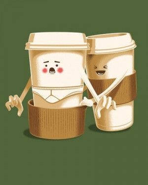 Coffee cup prankster. lol