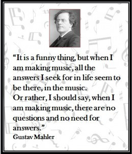 Mahler Quote