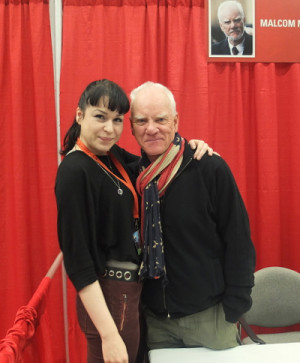 malcolm mcdowell quotes evelyn reid montreal - Photo © Evelyn Reid