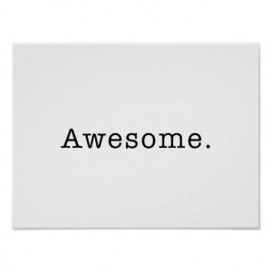 awesome_quote_template_blank_in_black_and_white_poster ...