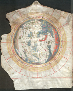 World map by Giovanni Leardo, 1452-53,