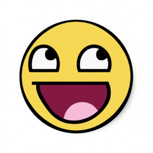 awesome smiley face awesome face stickers