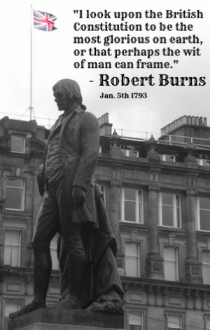 Robert Burns Statue, George Square, Glasgow, 28-6-12. Copyright of pic ...