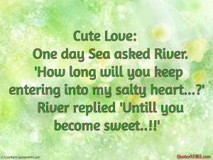 One day Sea asked River. ‘How long will you keep...