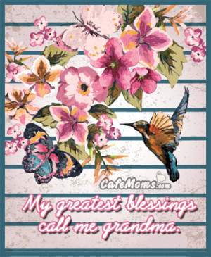 My Greatest Blessings Call Me Grandma Facebook Graphic