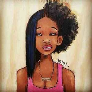 Shrinkage! Beauty! Natural Hair. Afro Girl. Proud to be Nappy.