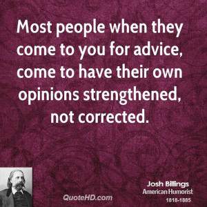 Josh Billings Quotes