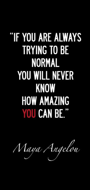 Be Amazing!