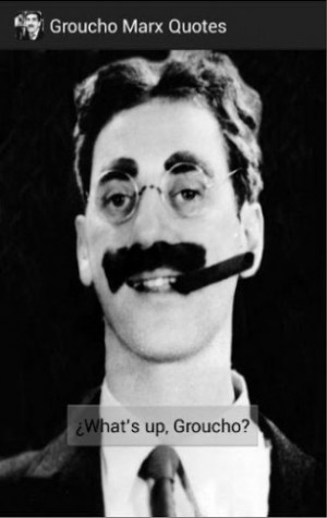 View bigger - Groucho Marx Quotes for Android screenshot
