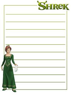Shrek - Princess Fiona - human - Project Life Journal Card ...