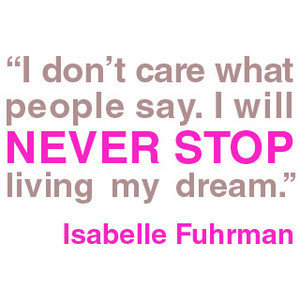 Isabelle Fuhrman Quotes