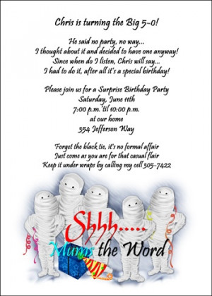 Funny 50th Birthday Sayings For Invitations Ideal adult birthday