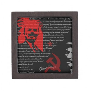 Lenin Marxist Quotes Soviet Revolution Bolsheviks Premium Keepsake Box