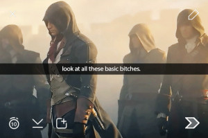 AU where Arno has a snapchat. ( ‿ )