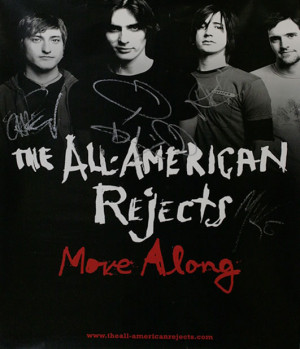 The All-American Rejects Move Along - Autographed USA POSTER SIGNED ...