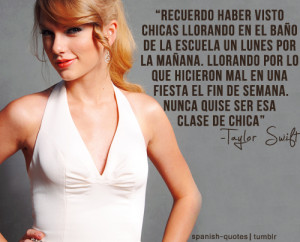 taylor swift # spanish quotes # citas # espanol # q