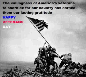 Happy Veterans day sayings 2014