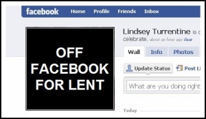 226 Giving up Facebook for Lent